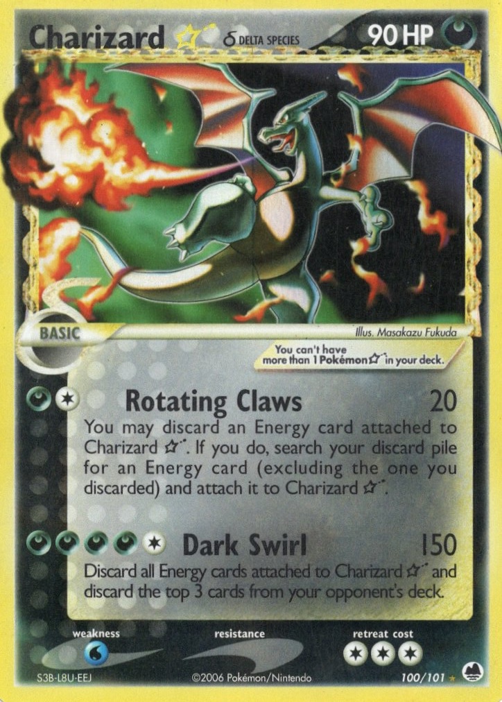 Charizard Gold Star δ