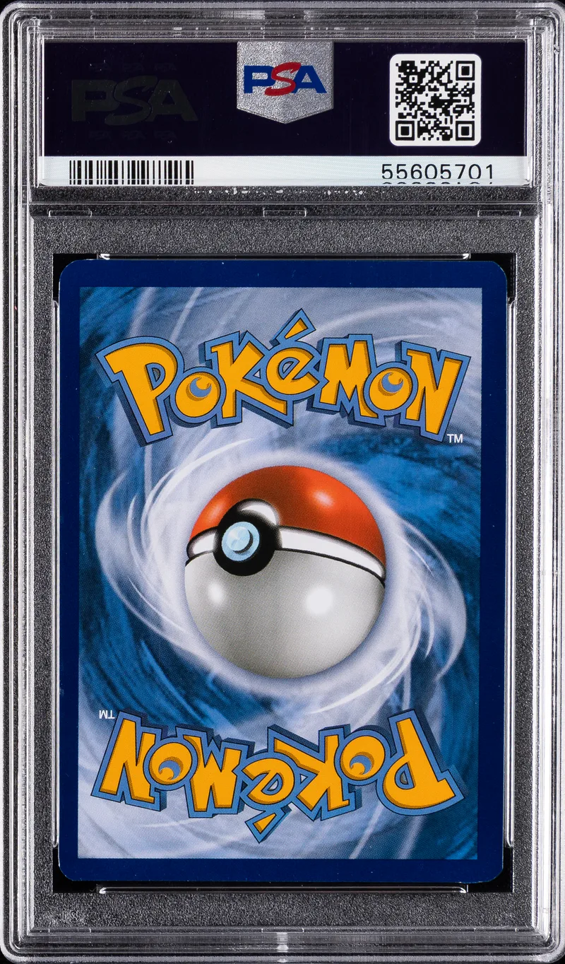 Shining Rayquaza PSA 9 back